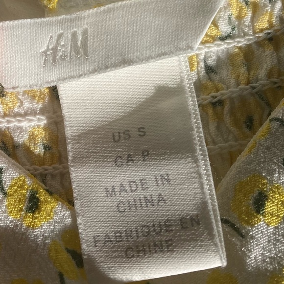 H&M Yellow Floral Top - Picture 5 of 5